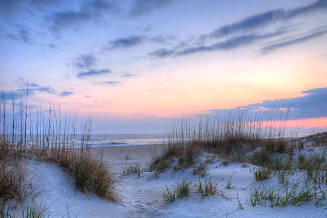 Sunset at Wrightsville Beach North Carolina