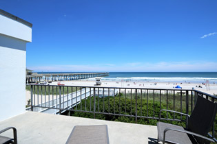 Ocean Front with Sitting at Silver Gull Motel - Accommodation Wrightsville Beach - North Carolina